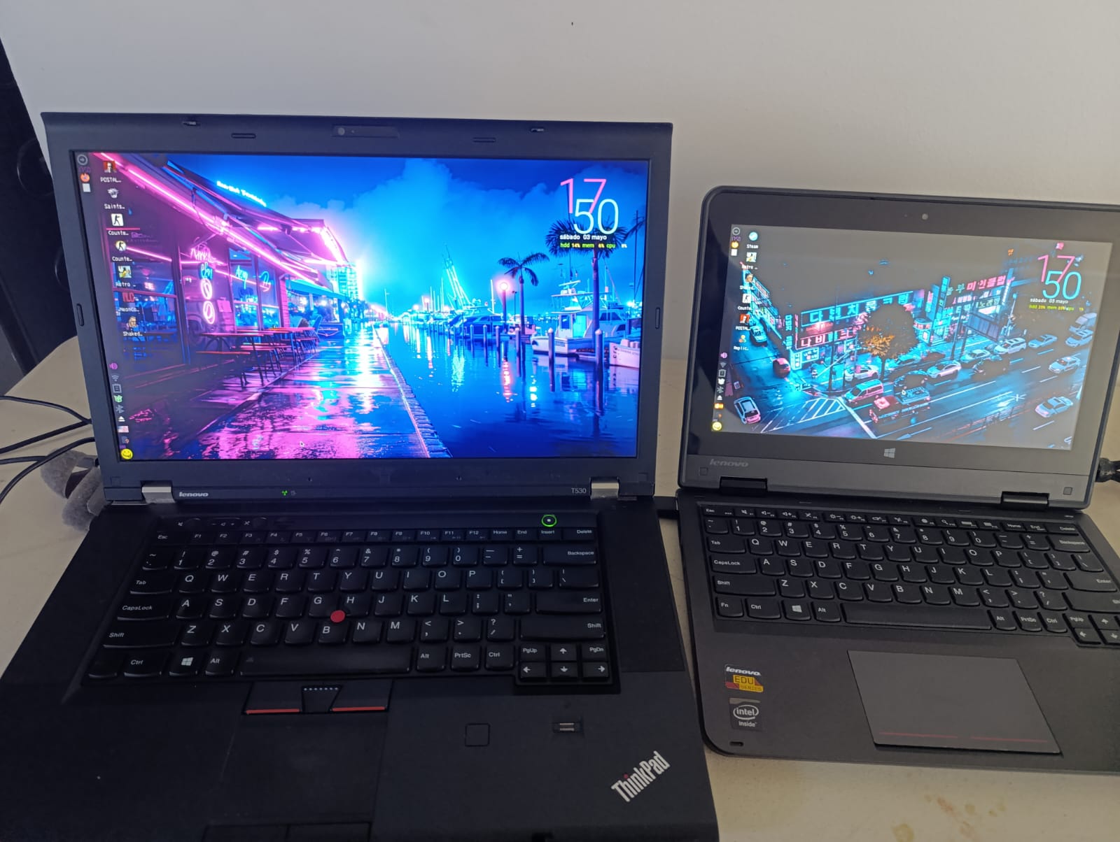 PC clásica corriendo SmileyOS